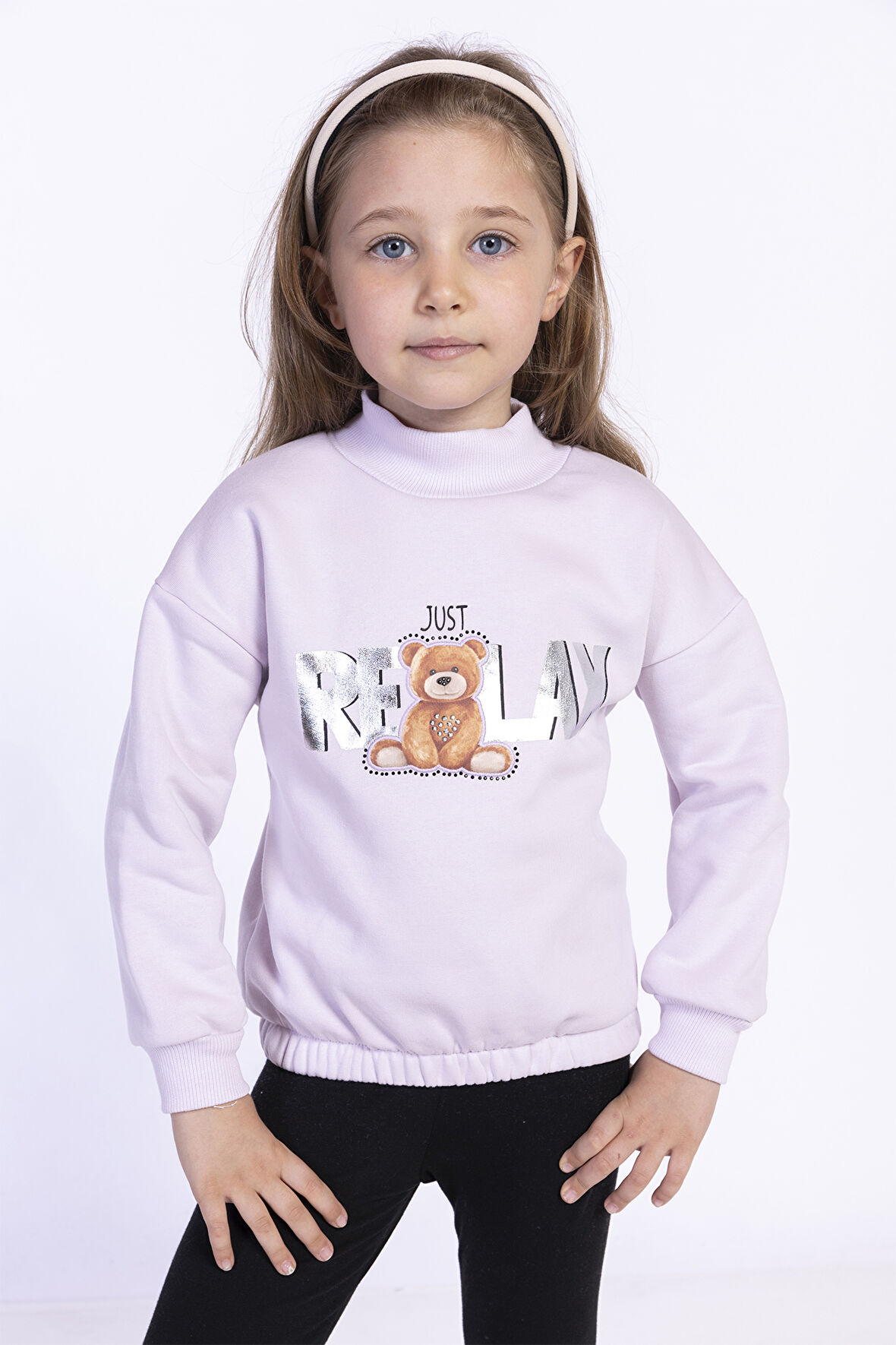 Toontoy Kız Çocuk Baskılı Sweatshirt