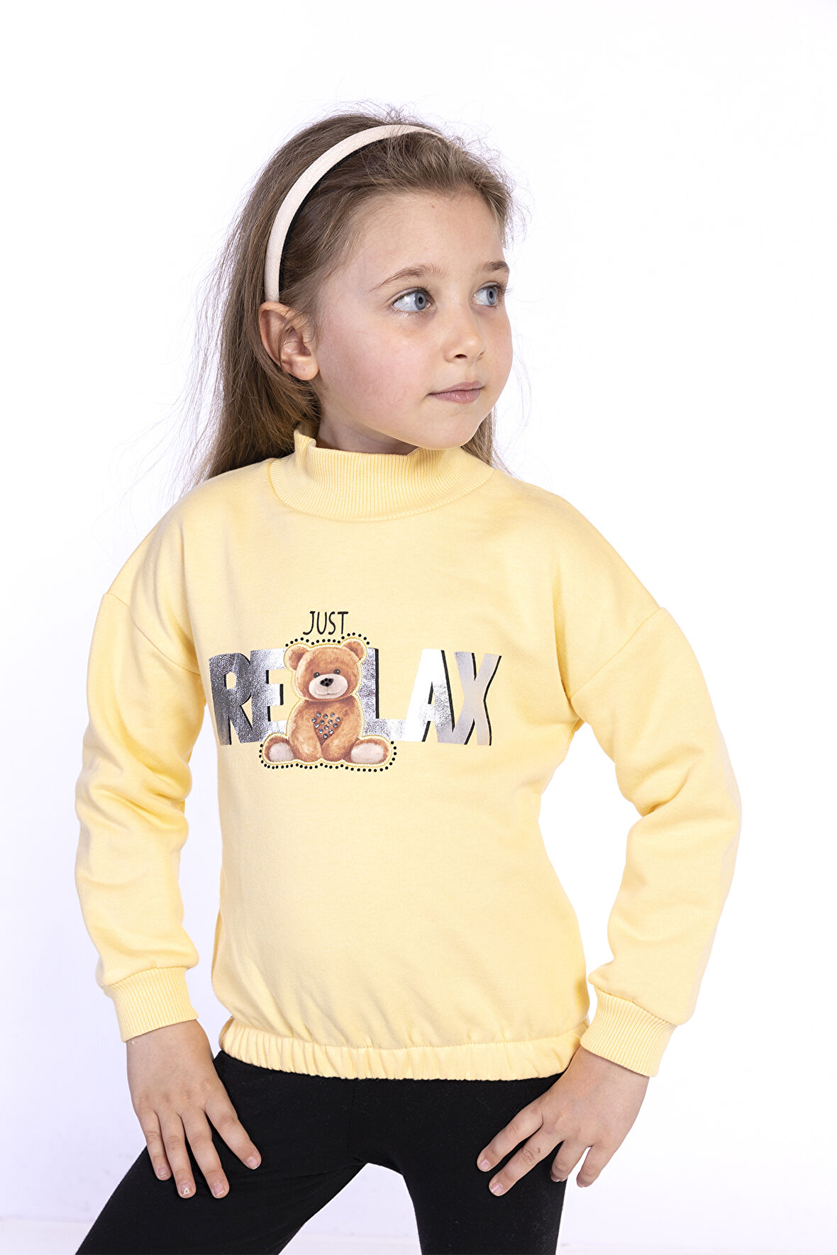 Toontoy Kız Çocuk Baskılı Sweatshirt