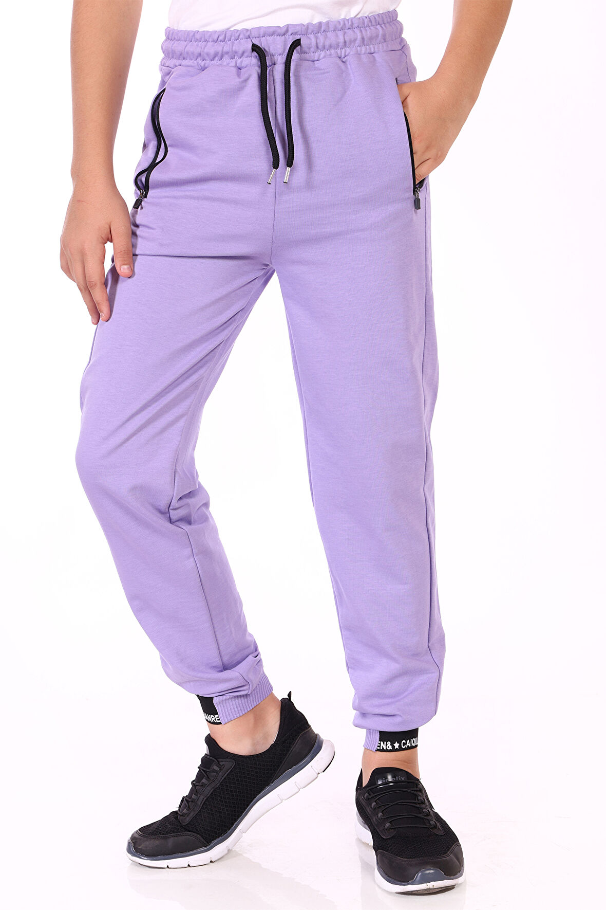 Toontoy Kız Çocuk Cepli Jogger Eşofman Alt
