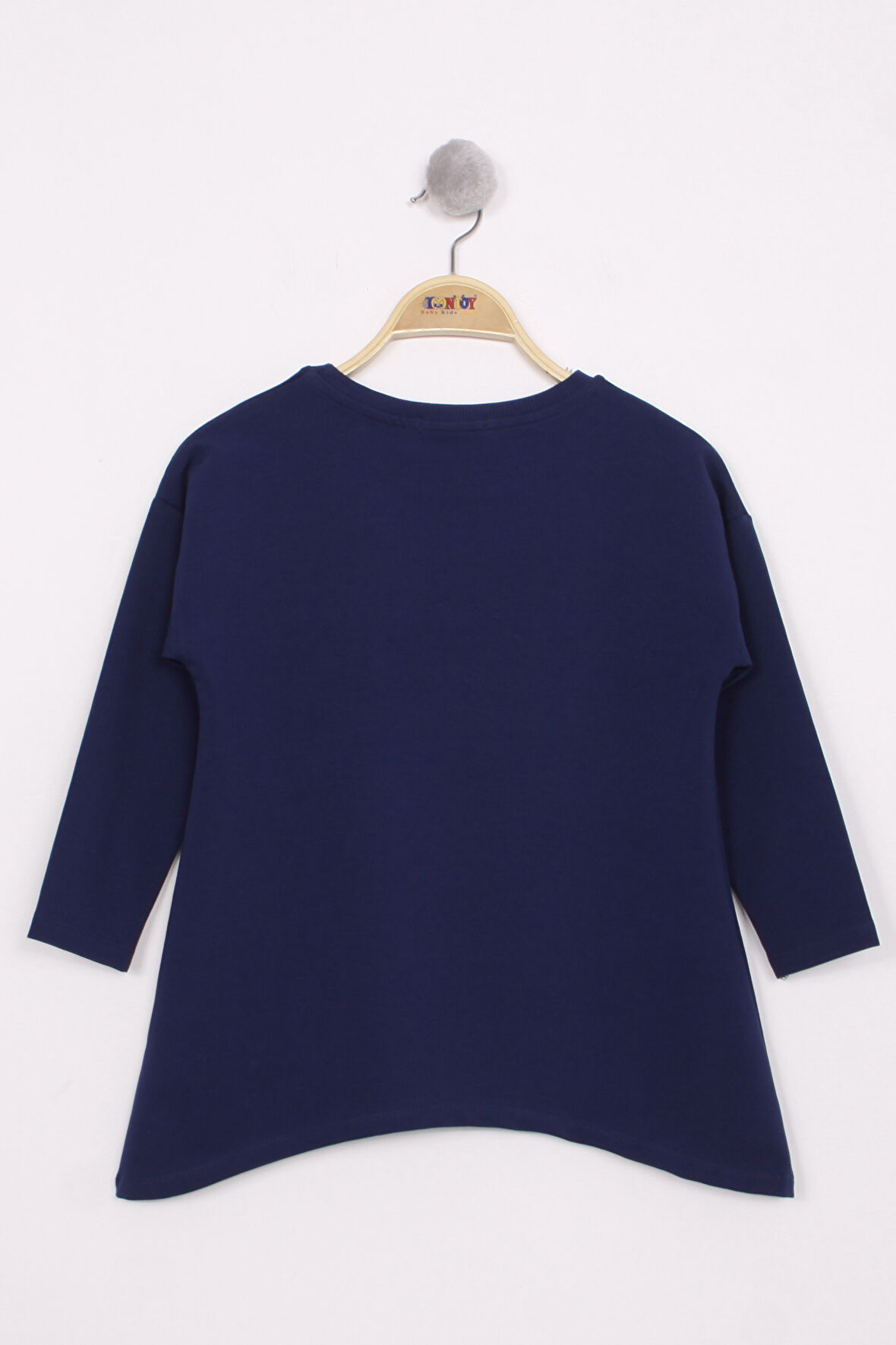 Toontoy Kız Çocuk Pullu Kalp Nakışlı Tişört