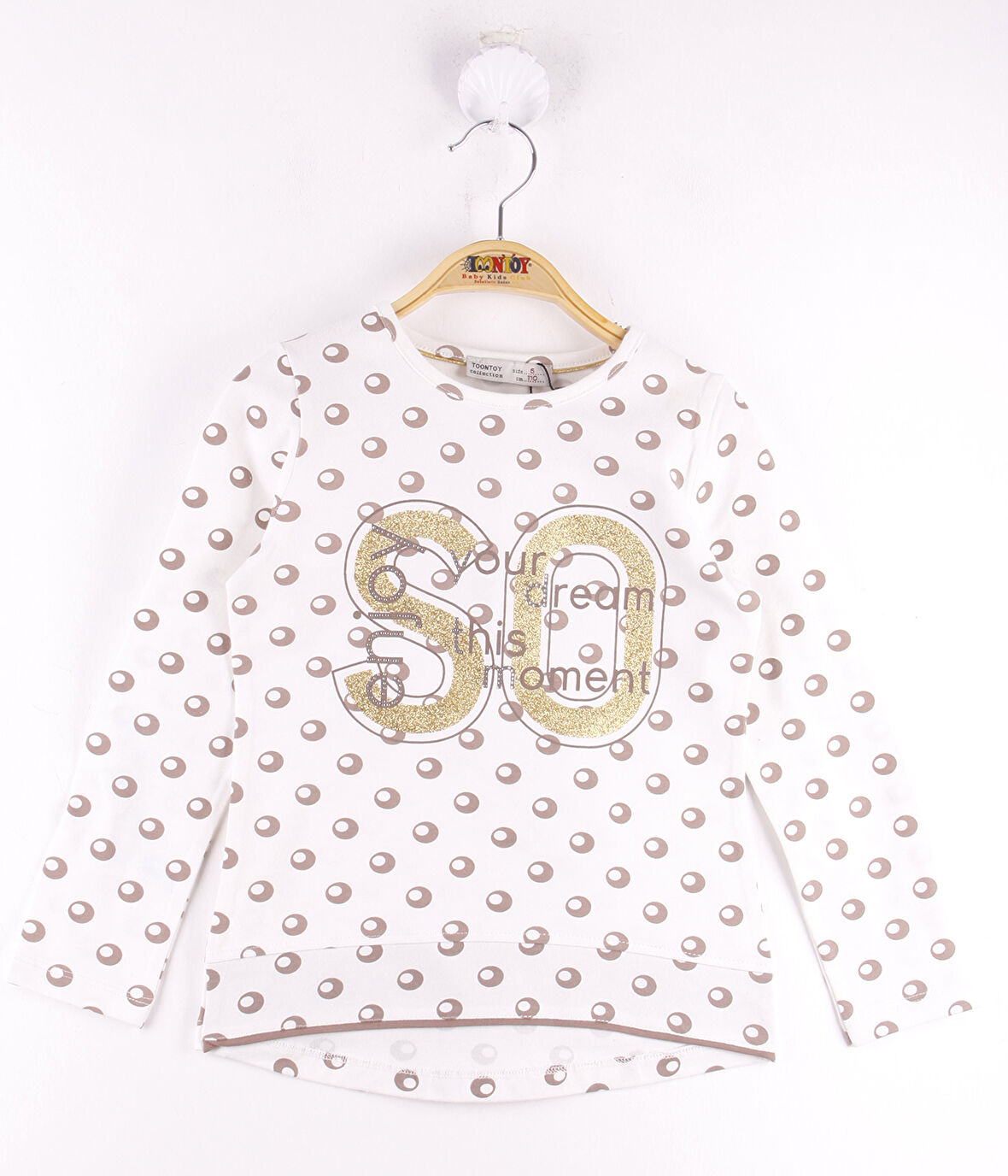 Toontoy Kız Çocuk T-Shirt SO Baskılı