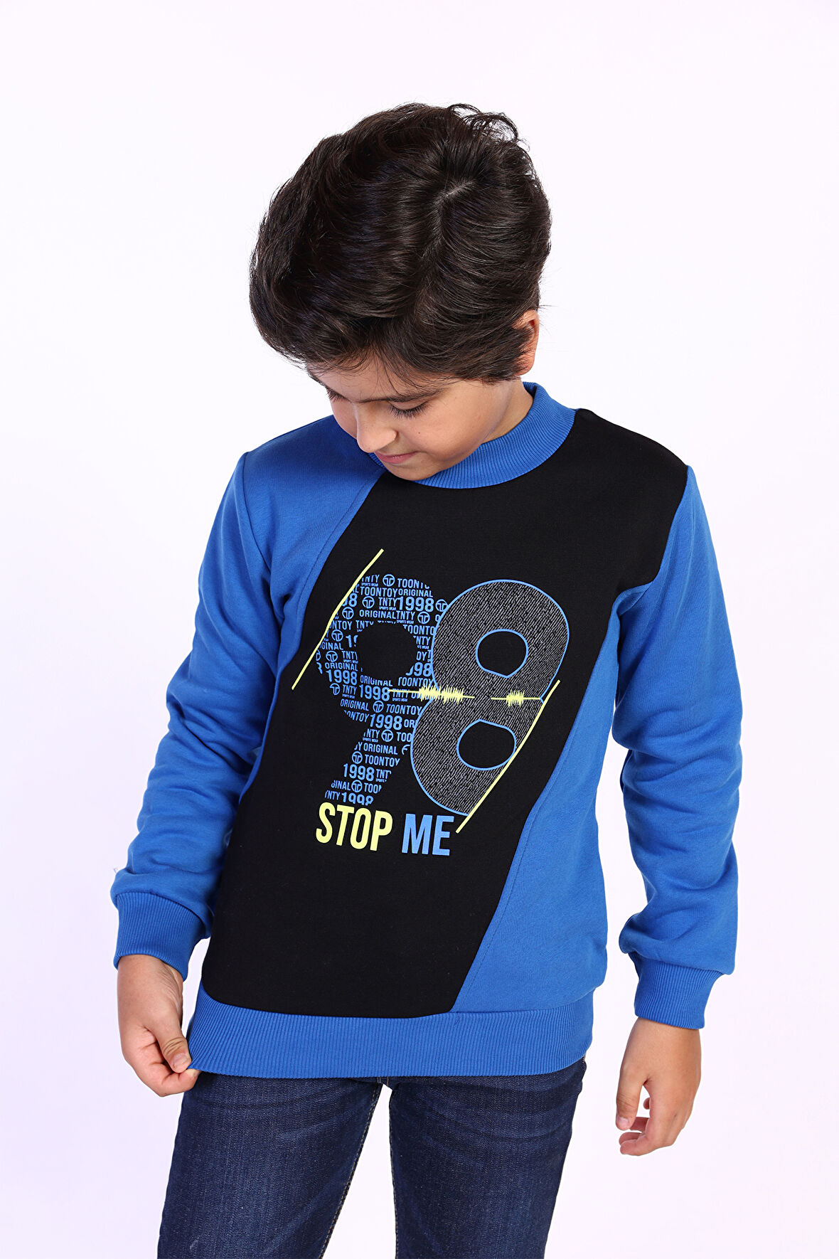Toontoy Erkek Çocuk Baskılı Sweatshirt
