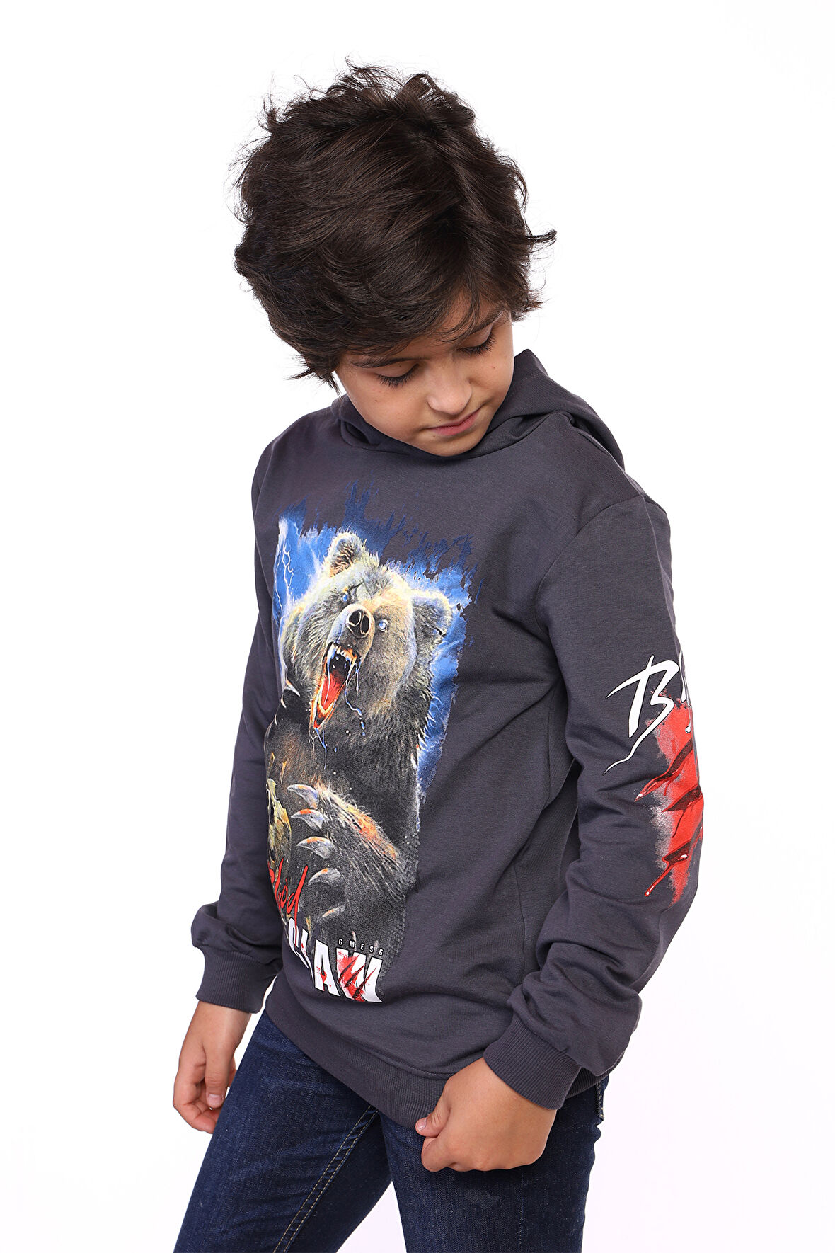 Toontoy Erkek Çocuk Baskılı Sweatshirt
