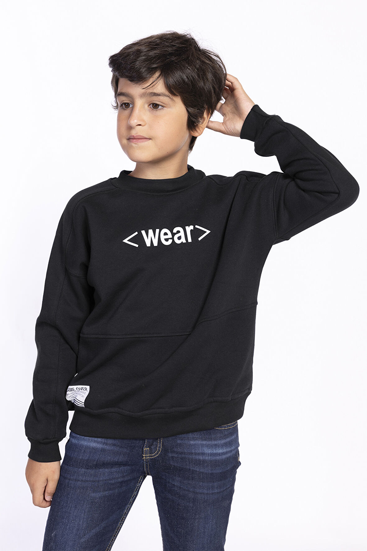 Toontoy Erkek Çocuk Balıkçı Yaka Sweatshirt