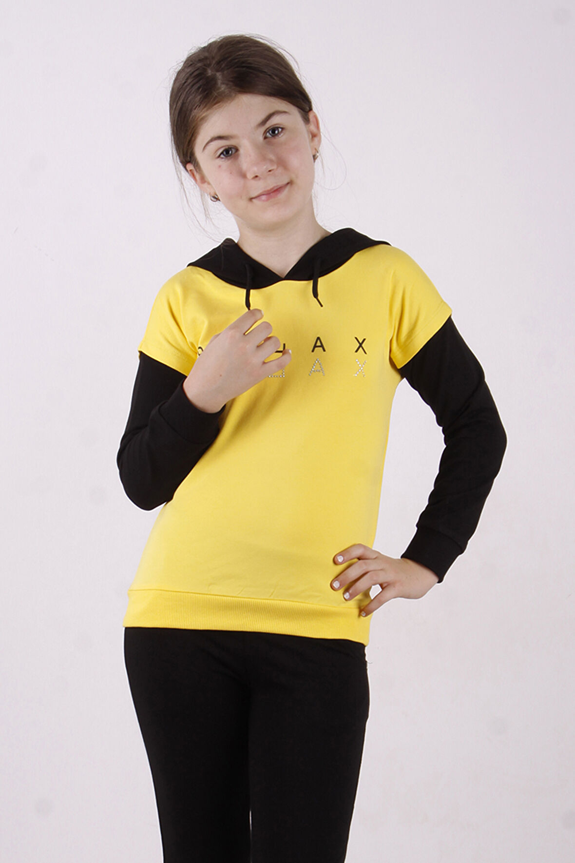 Toontoy Kız Çocuk Relax Baskılı Sweatshirt