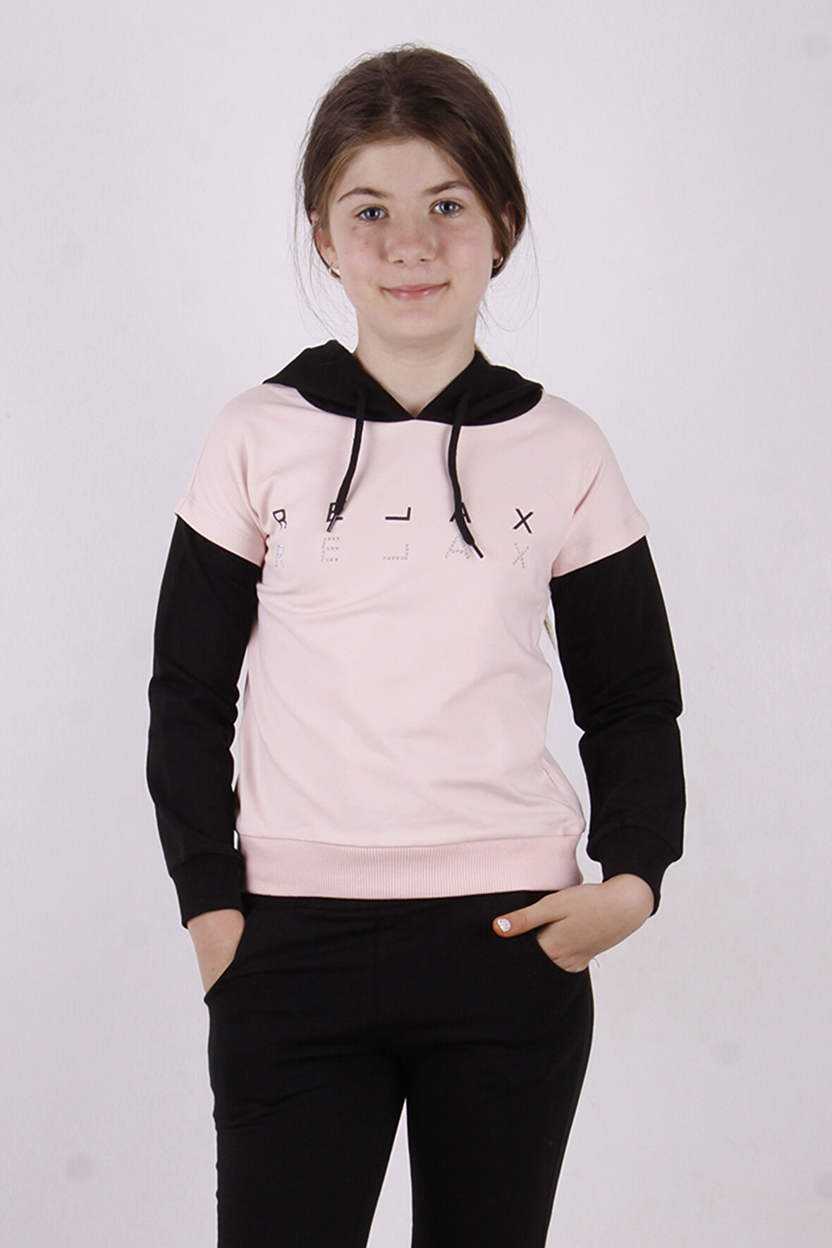 Toontoy Kız Çocuk Relax Baskılı Sweatshirt