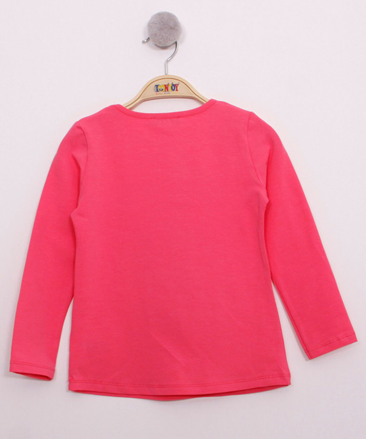 Toontoy Kız Çocuk Pullu Uğur Böceği Nakışlı T-Shirt