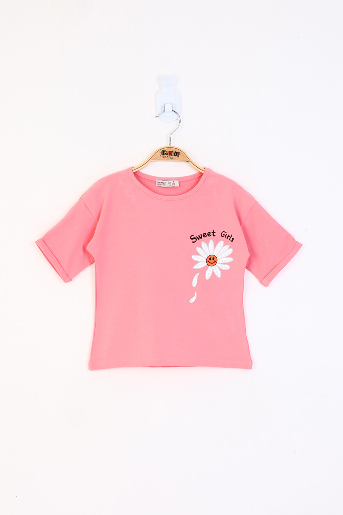 Toontoy Kız Çocuk Baskılı Tişört