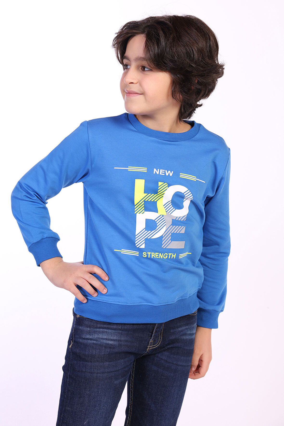 Toontoy Erkek Çocuk Baskılı Sweatshirt