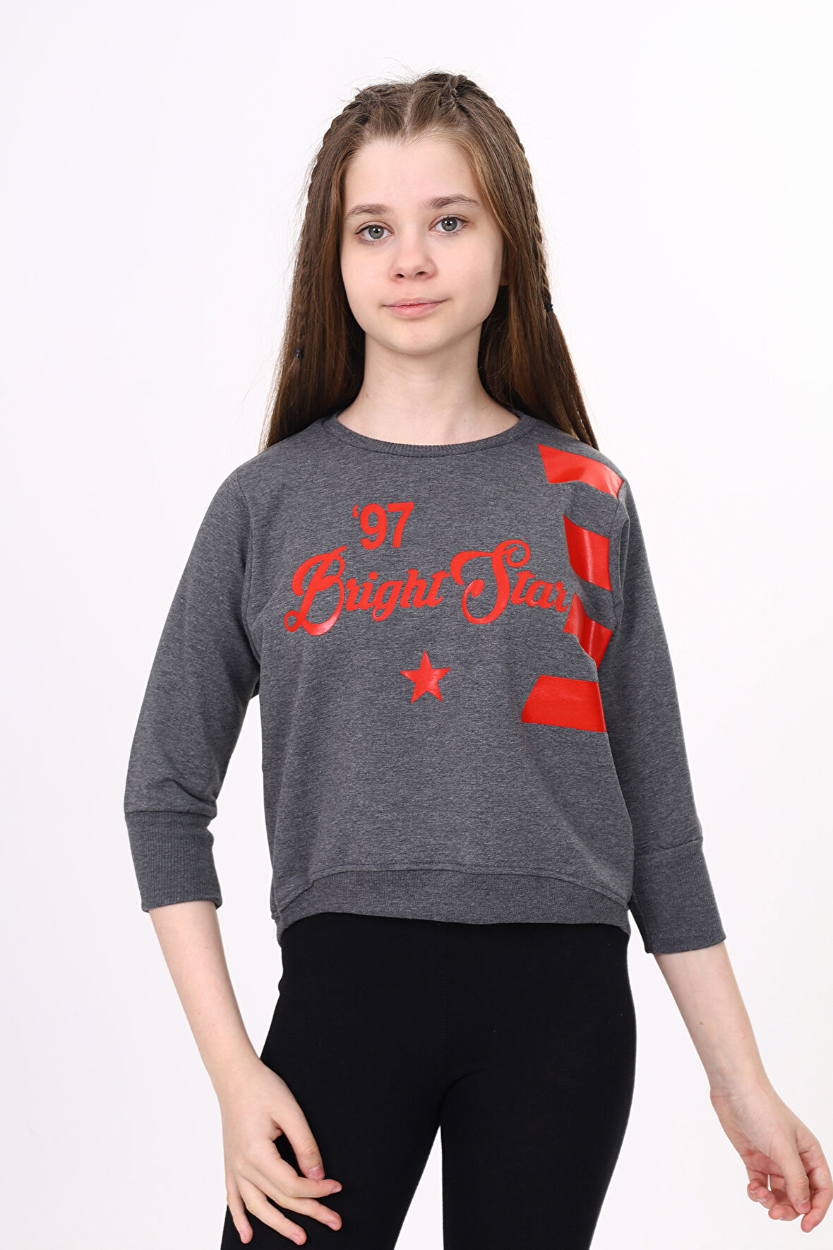 Toontoy Kız Çocuk Baskılı Tişört