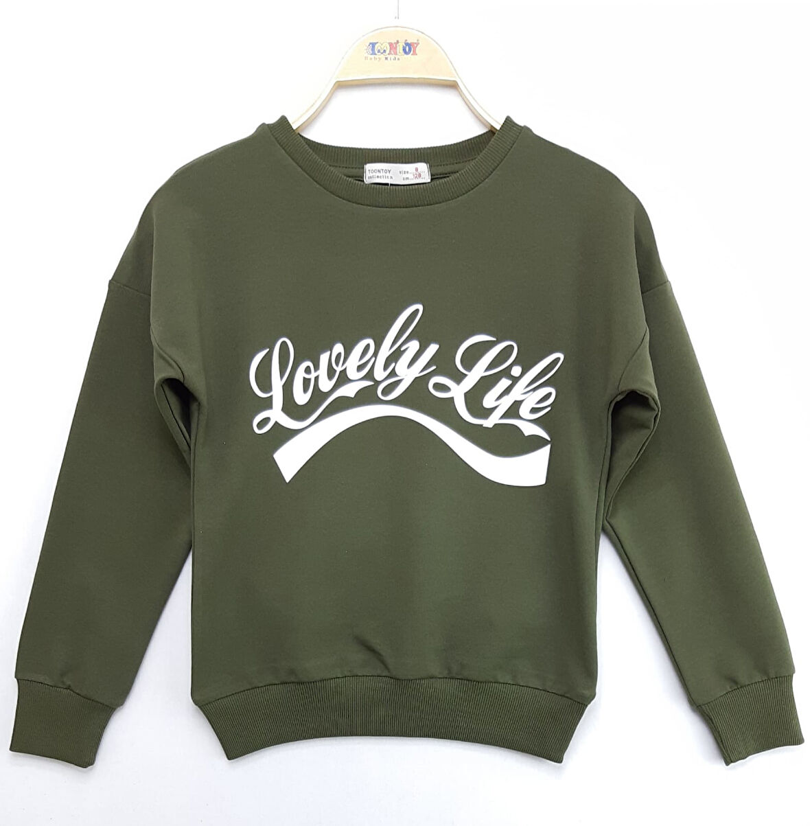 Toontoy Kız Çocuk Sweatshirt Lovely Life Baskı