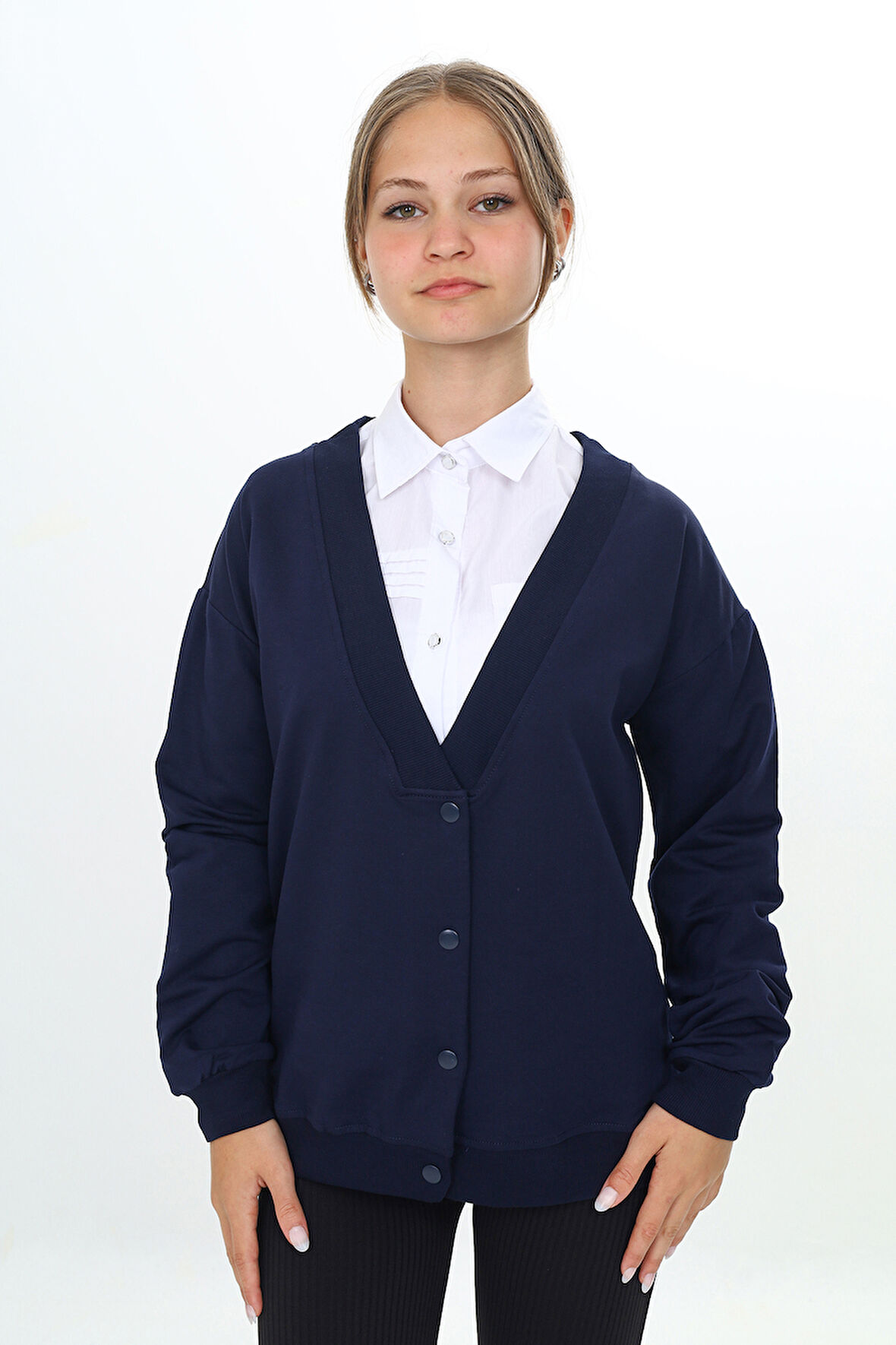 Toontoy Kız Çocuk Okul Hırka