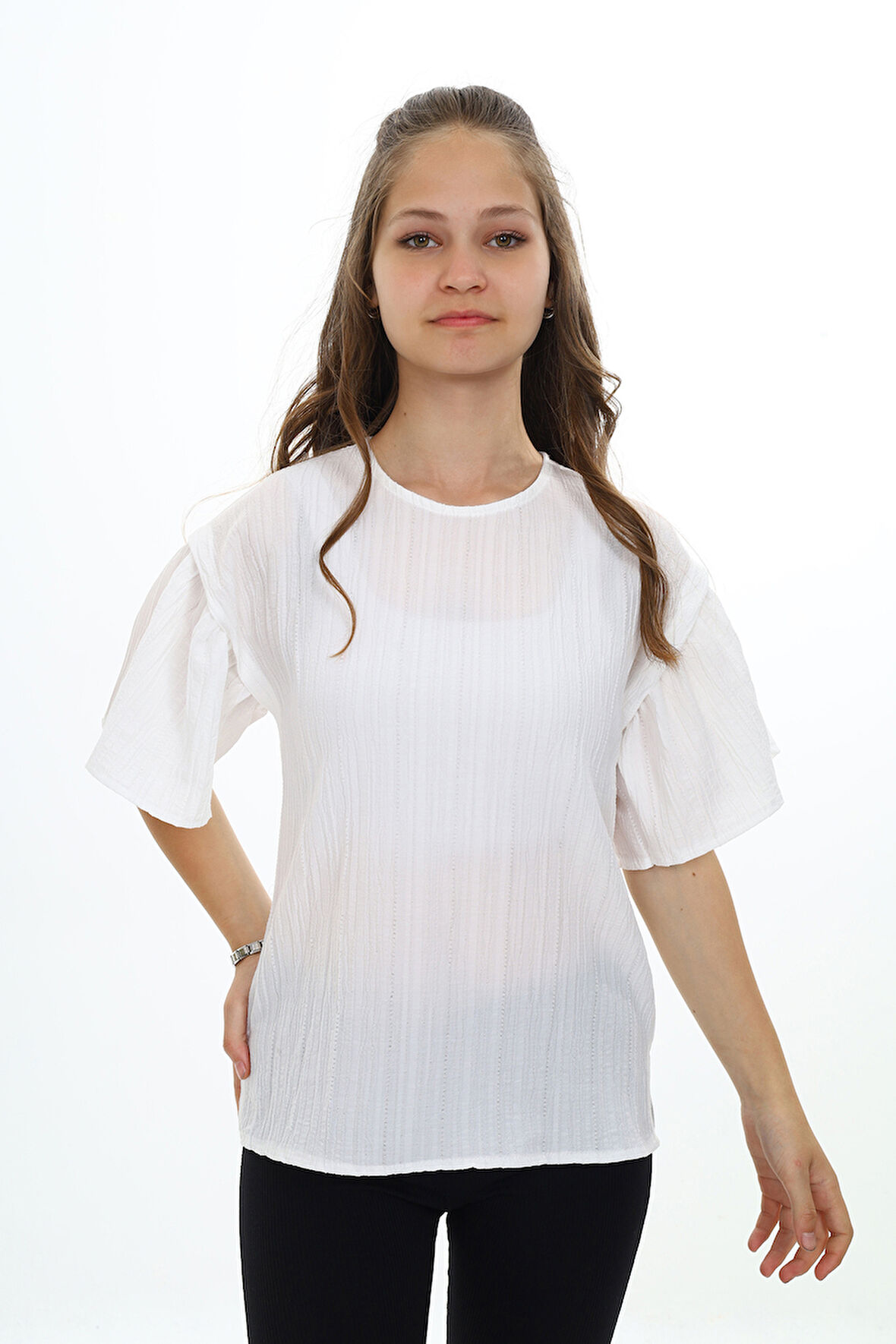 Toontoy Kız Çocuk Okul Tişört