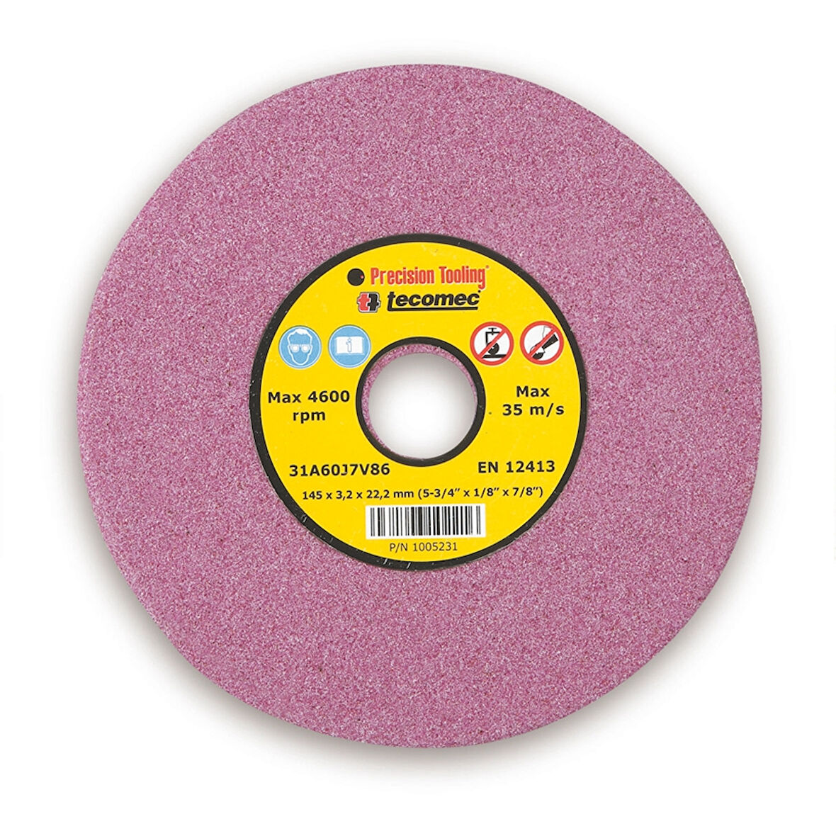 Tecomec 145x22x4.7mm 3/8" .404" Yuvarlak Daire Zincir Bileme Yedek Taşı