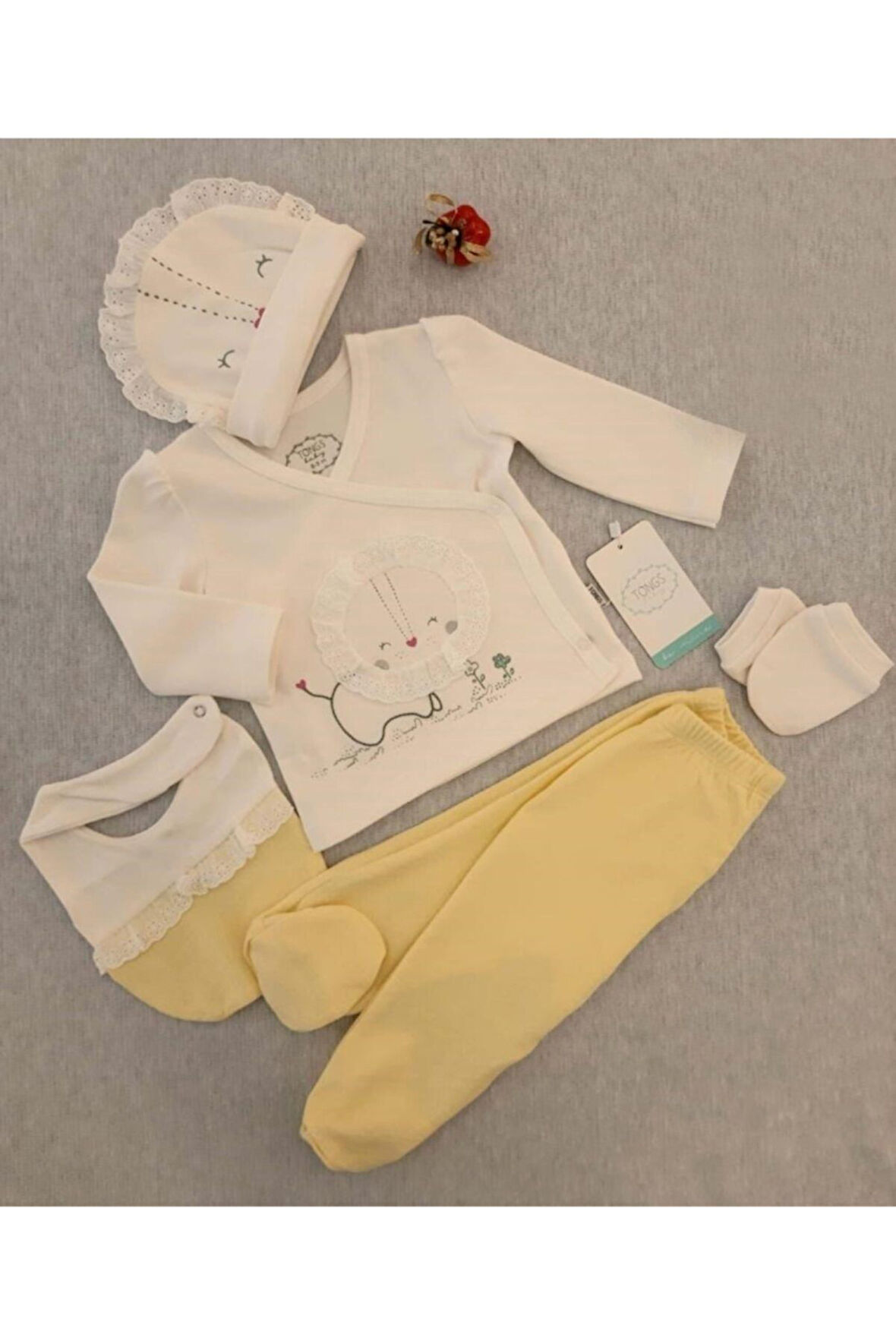 Tong Baby Lion Zıbın Takımı 5li