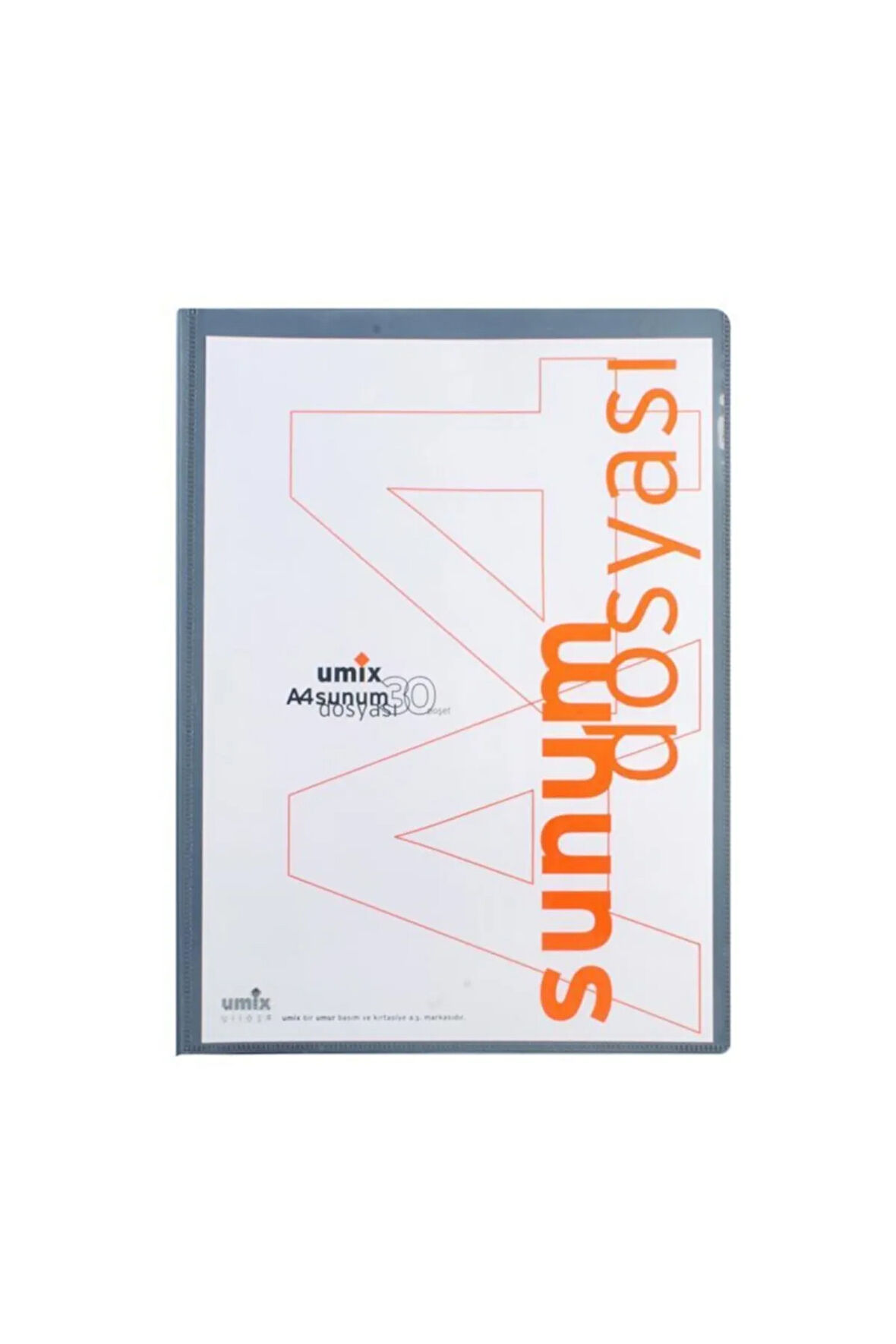 Katalog Dosya Standart 30 Lu Gri Sunum Dosyası U1103P-Kgr