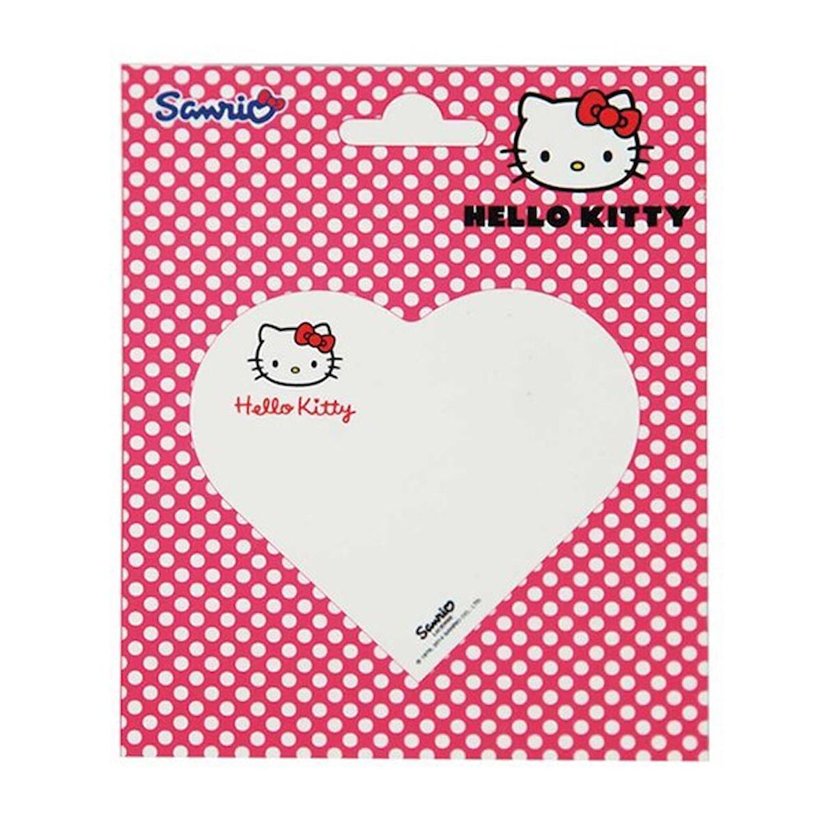 HELLO KITTY YAPIŞKANLI NOT KAĞIDI KALPLİ