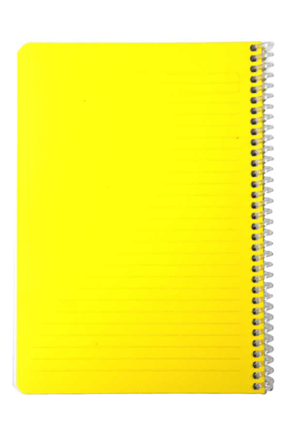 Mynote Flex A5 80 Yaprak Çizgili Spiralli Plastik Neon Kapaklı Defteri