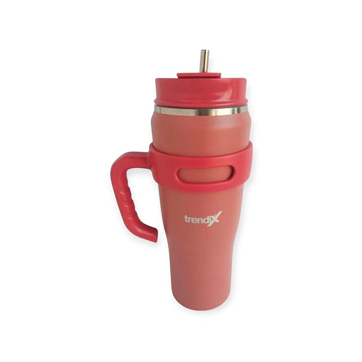 Trendix Çelik İçli Termos Bardak Matara 1200 Ml Kırmızı