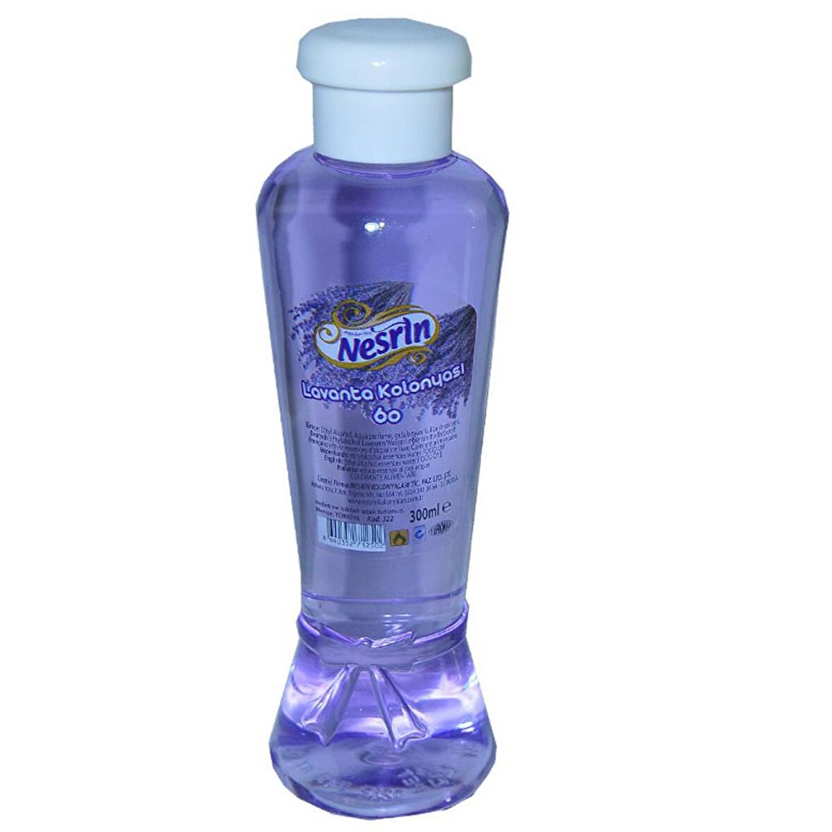 Nesrin Lavanta 60 Derece Pet Şişe 300 ml Kolonya