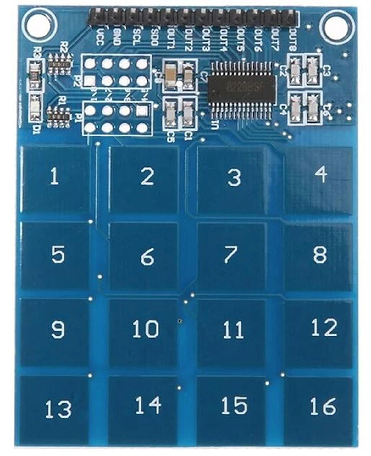 Ttp229 16'lı Dokunmatik Tuş Takımı