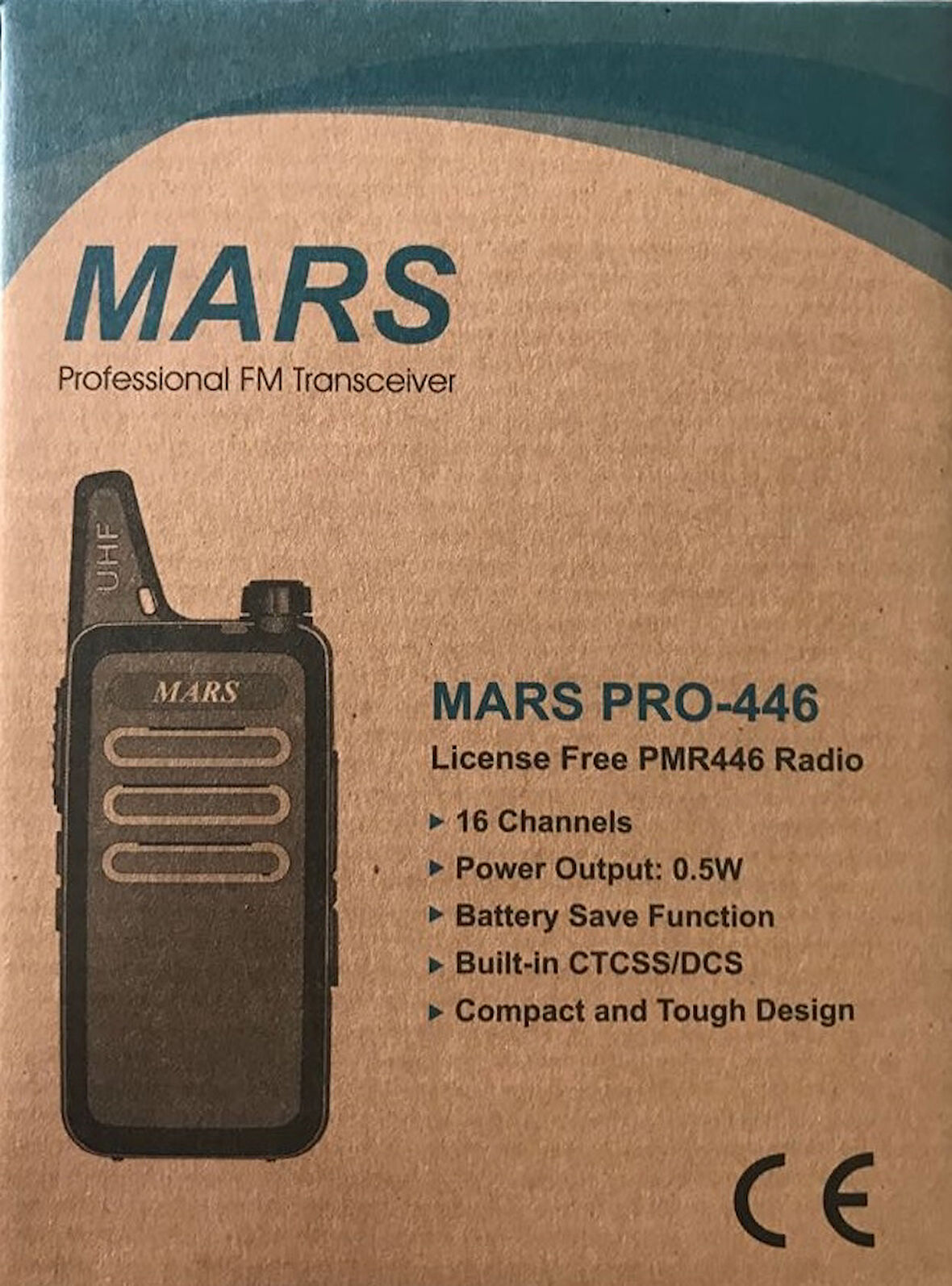 Mars PRO-446 Pmr El Telsizi (Tekli Paket)
