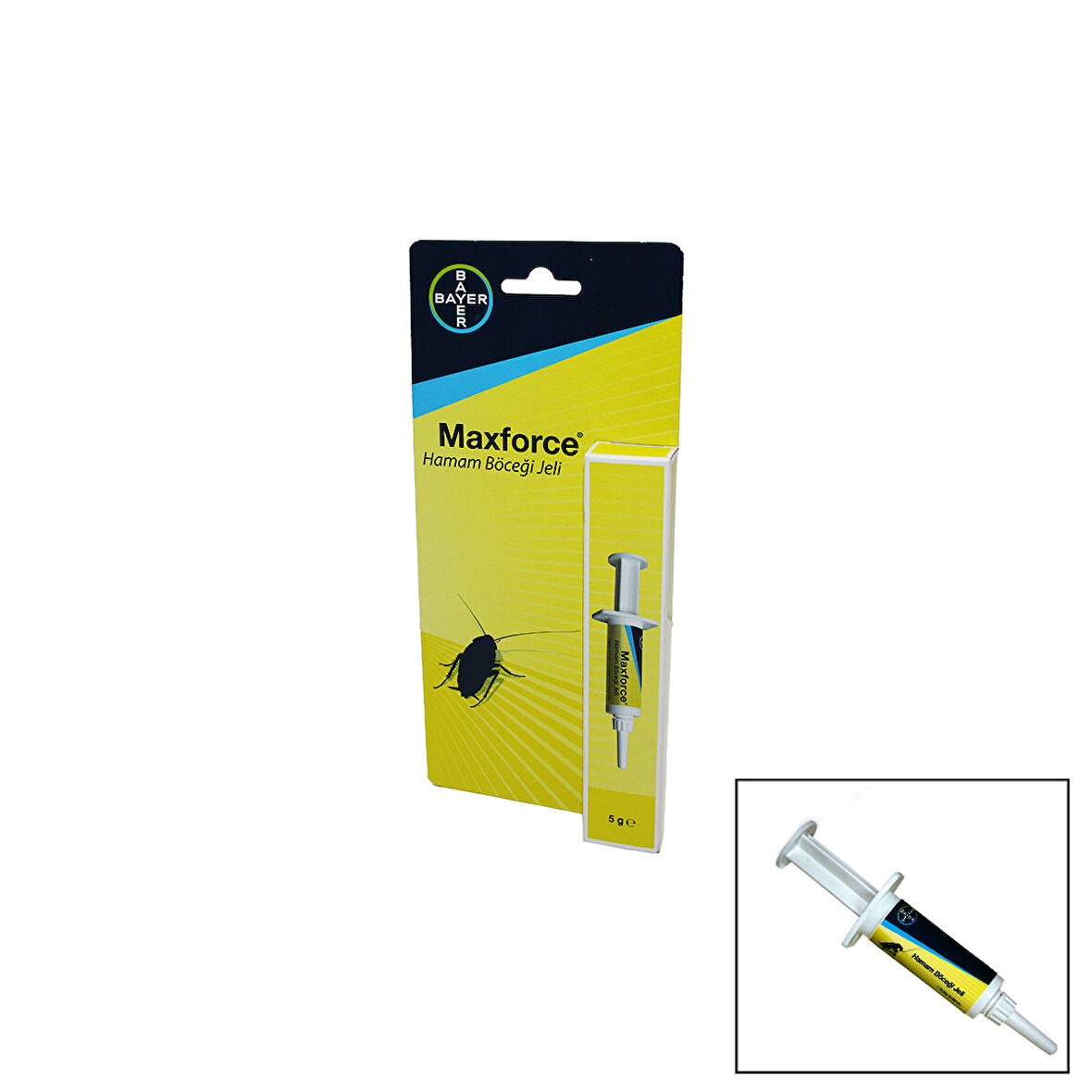 BAYER MAXFORCE HAMAM BÖCEĞİ JELİ - ŞIRINGA 5GR.