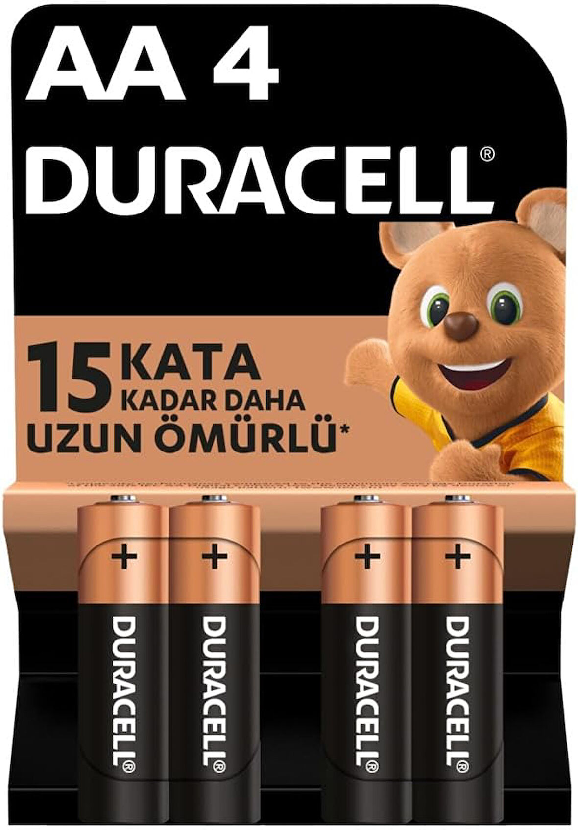 AA Alkalin Kalem Pil (4'lü paket) 1,5 V LR6/MN1500