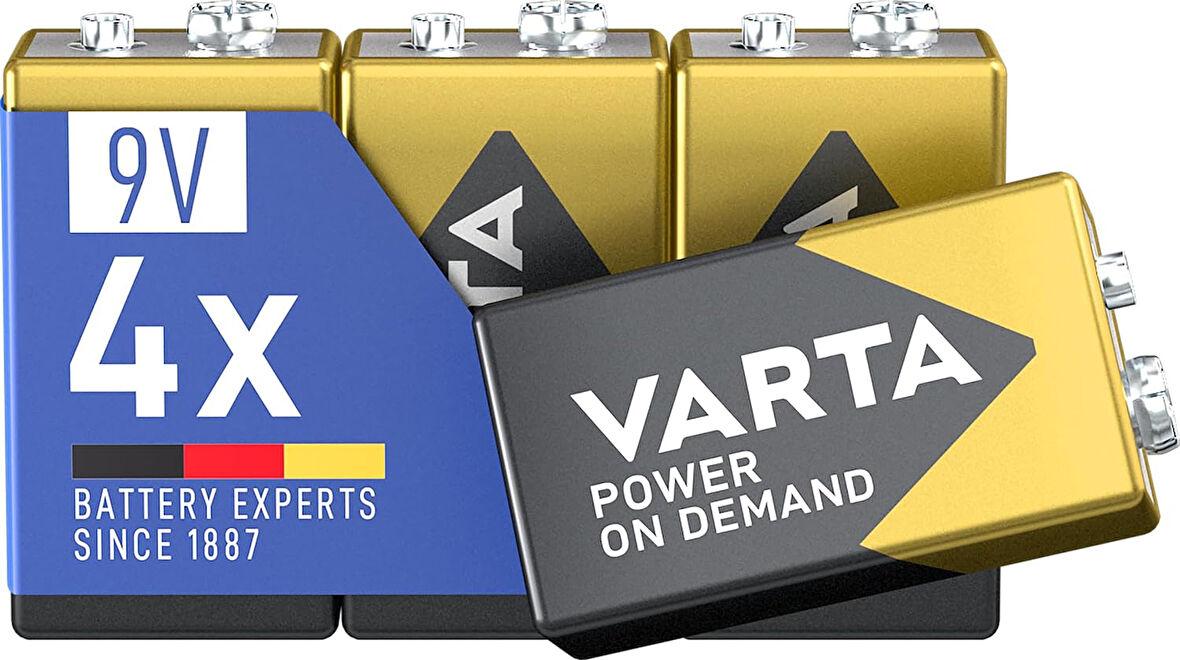 POWER ON DEMAND 9V Bli 4 Adet