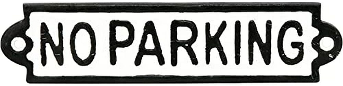 83517 Park Uyarısı Dökme Demir Tabela