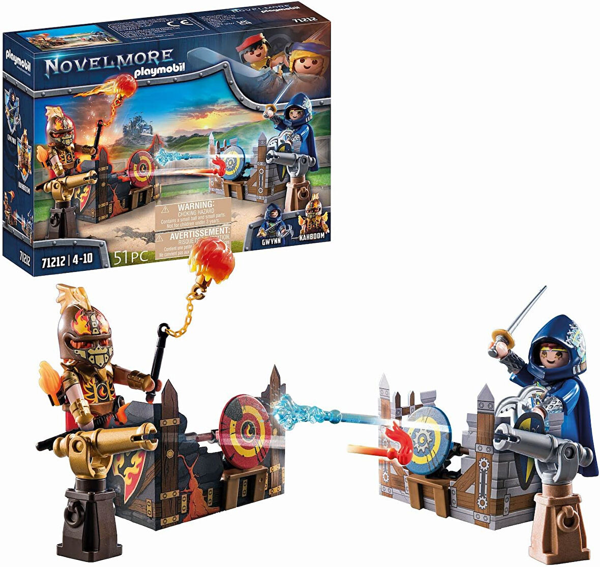 Novelmore 71212 Novelmore ve Burnham Raiders - Düello, 4 yaşından büyük çocuklar için oyuncak