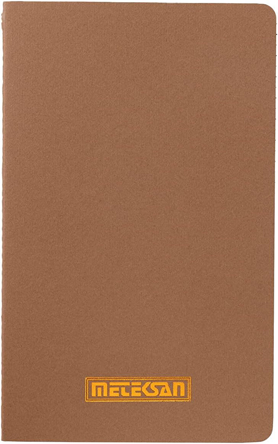 Notes 13x21 cm Karton Kapaklı İplik Dikişli Defter, 24 Yaprak, Düz, Kahverengi