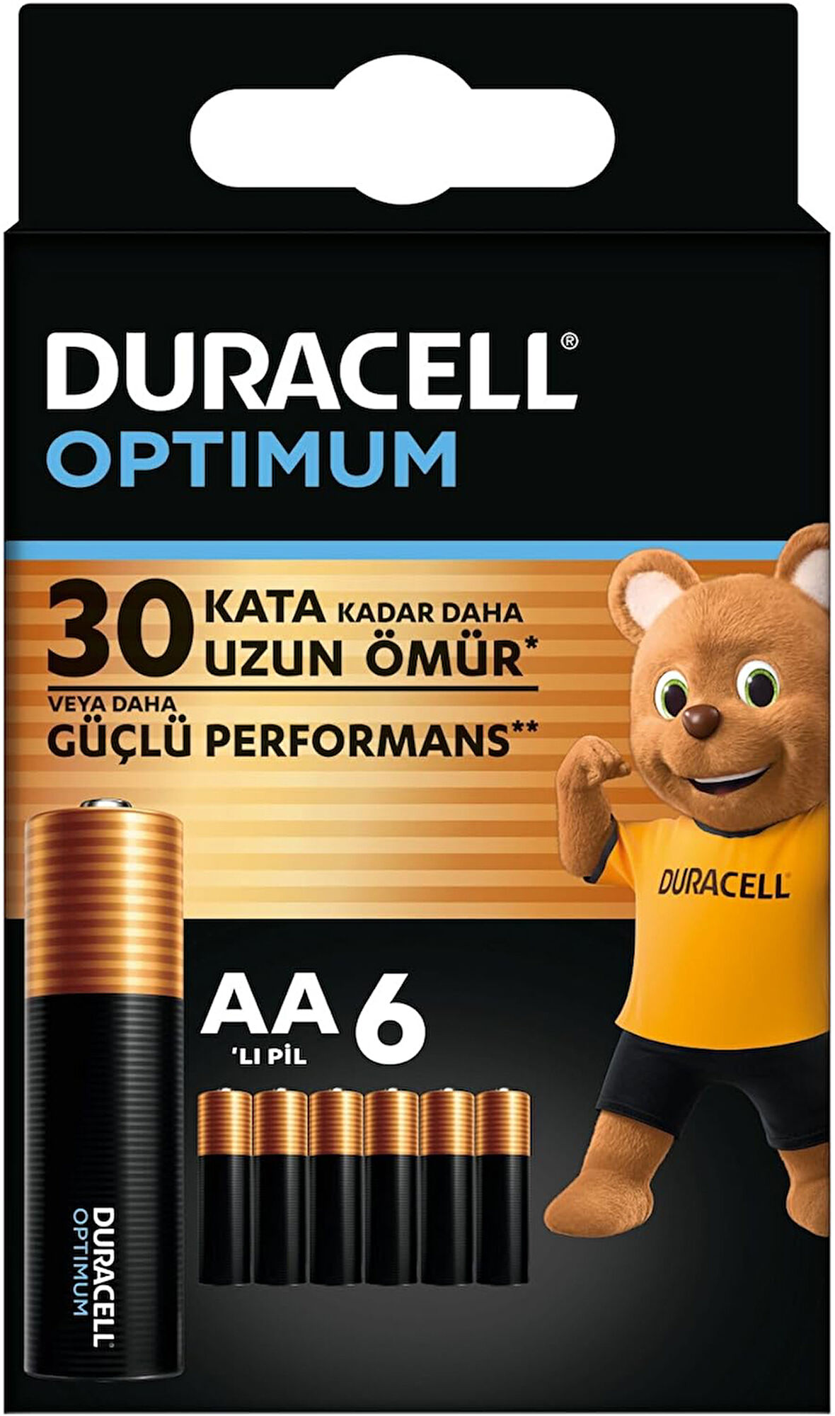 Optimum AA Alkalin Kalem Pil (6 lı Paket) 1,5V - LR6 MX1500
