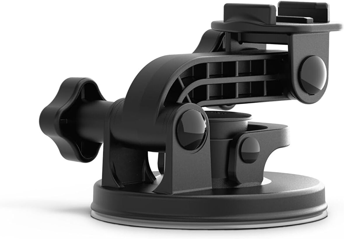 Aucm-302, Aksiyon Kamera Aksesuarı, Suction Cup Vakumlu Bağlantı Parçası, Siyah