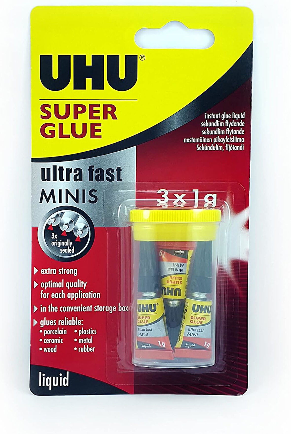 Super Glue 3'lü Mini-Japon Yapıştırıcı