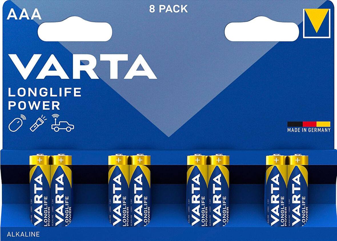 Longlife Power AAA Alkalin 8'li paket