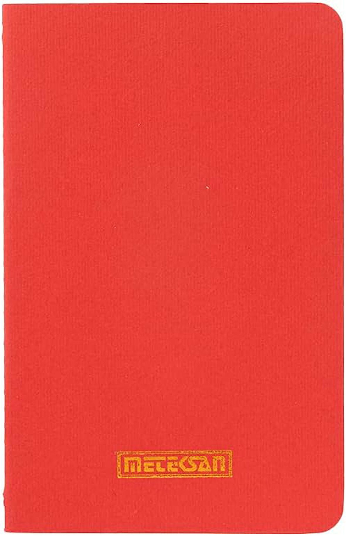 Notes 9x14 cm Karton Kapaklı İplik Dikişli Defter, 24 Yaprak, Düz, Kırmızı