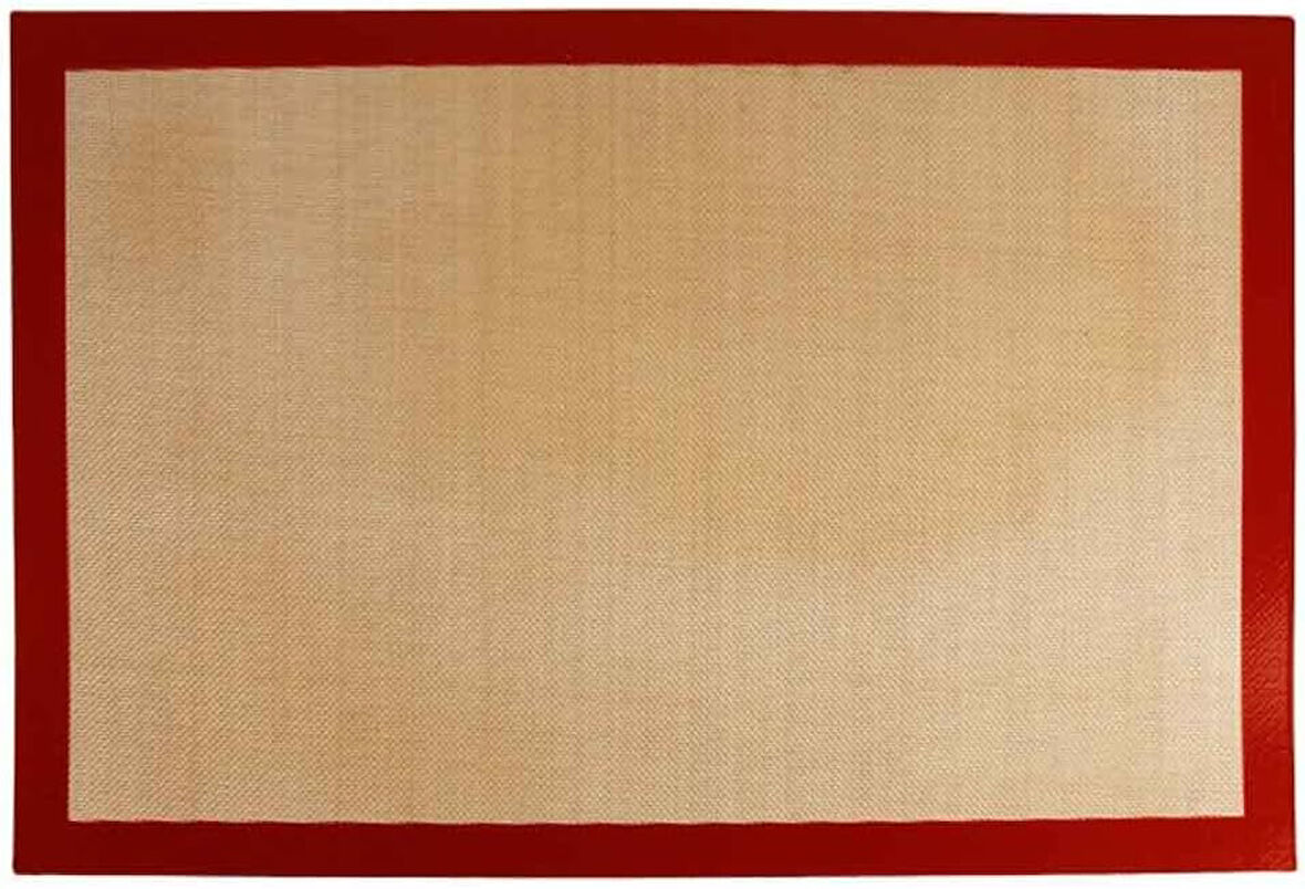 Silikon Pişirme Matı, Silpat - Yıkanabilir Yanmaz Pastacılık Fırın Matı - Isıya Dayanıklı, Çok Renkli, 30 x 40 cm