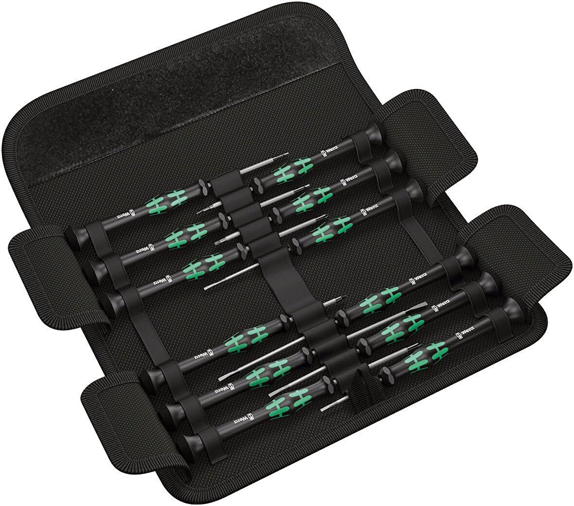 Kraftform Mikro Elektronikçi Tornavida Seti, 12 Parça, Çok Renkli, 05073675001