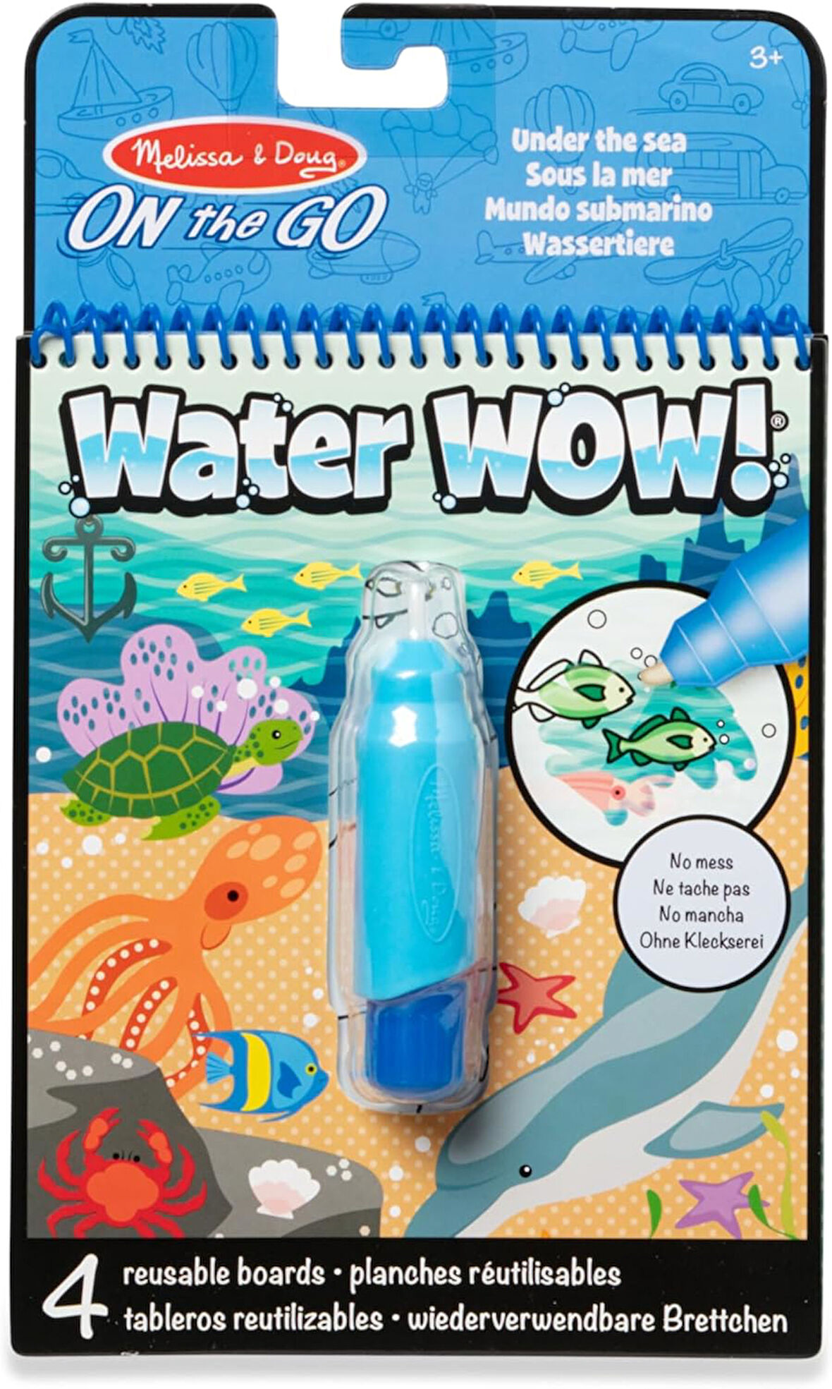 & Doug Water Wow Su ile Boyama kitabı, Deniz