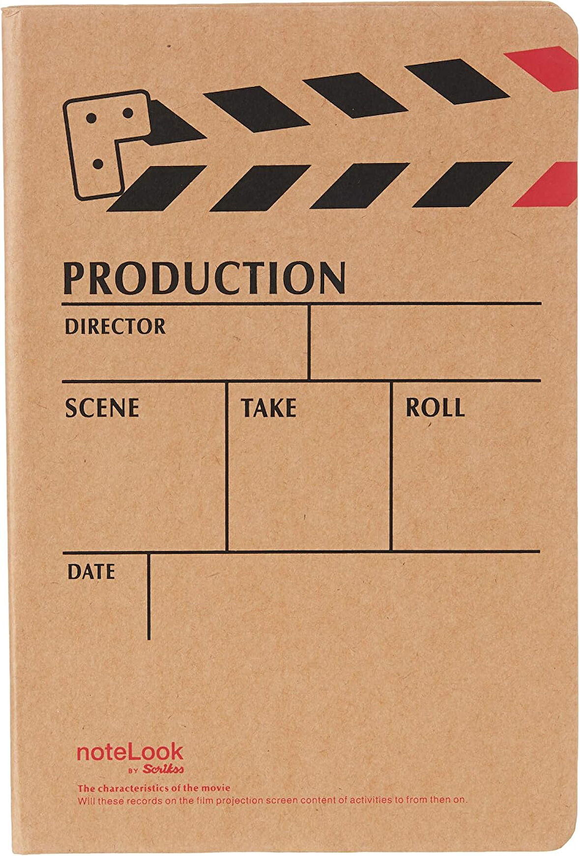 Scrikss Production Çizgili Defter Sarı A5