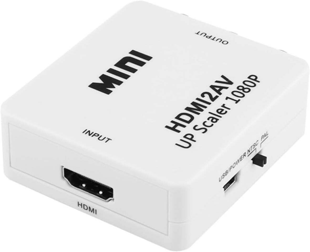 HDMI to RCA TOS AV Çevirici Dönüştürücü Tüplü TV AV Video Adaptör 4552
