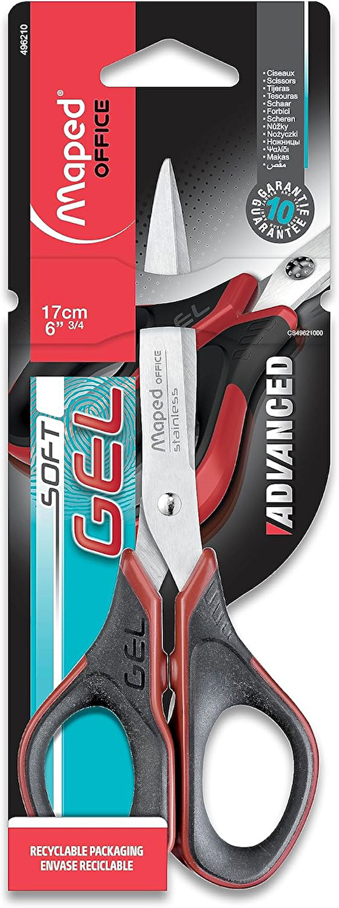 17 cm Advanced Gel Simetrik Makas