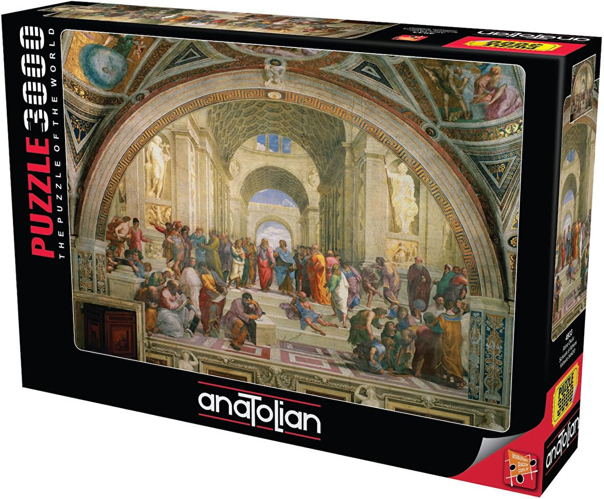 Puzzle - Atina Okulu / 3000 Parça Puzzle, #4933