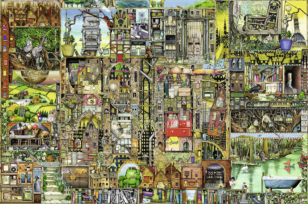 - 5000 Parça Puzzle C Thompson Şehir (174300)