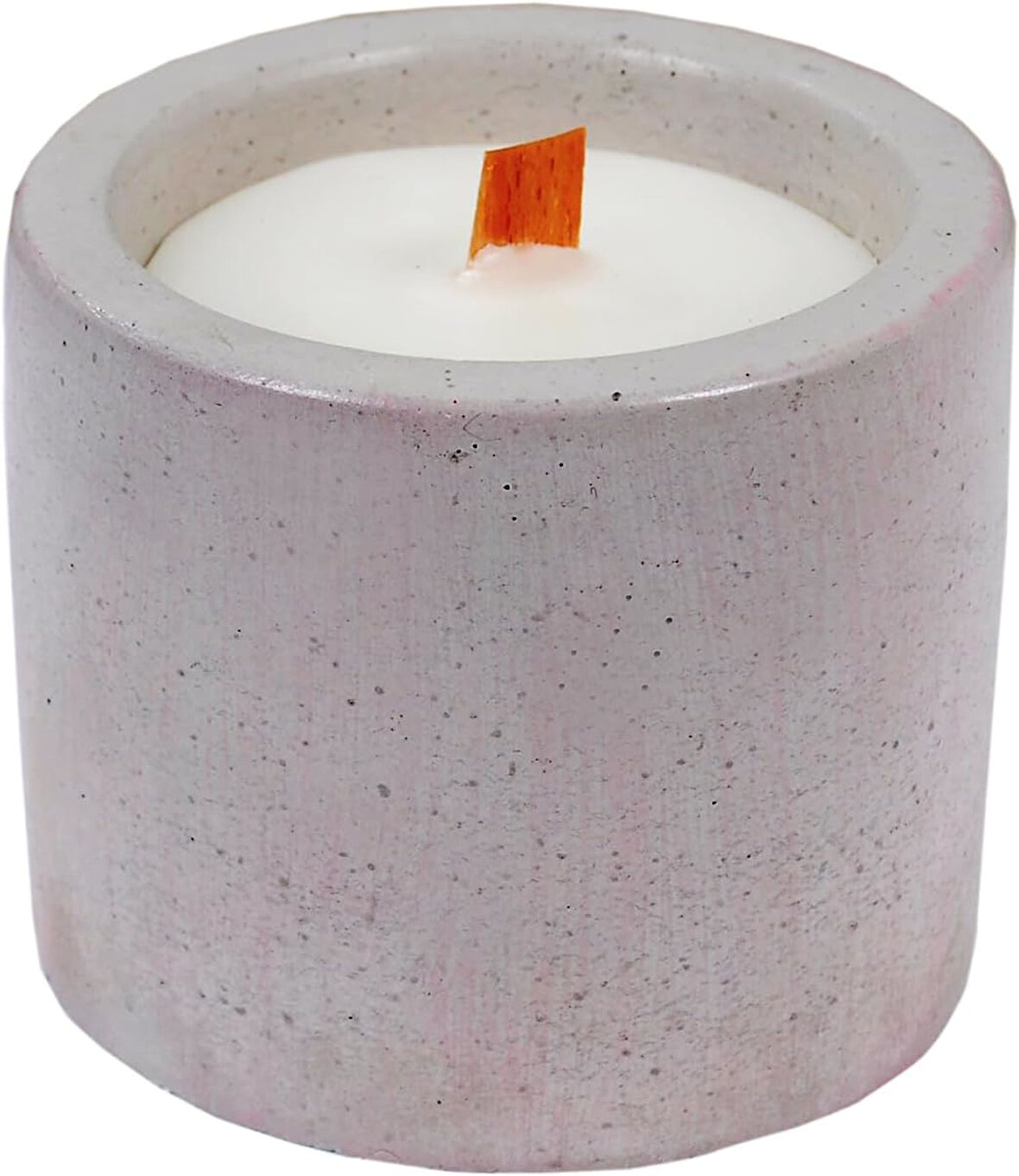 Vanilya Kokulu Mum Beton bardak Mum 80 Gr