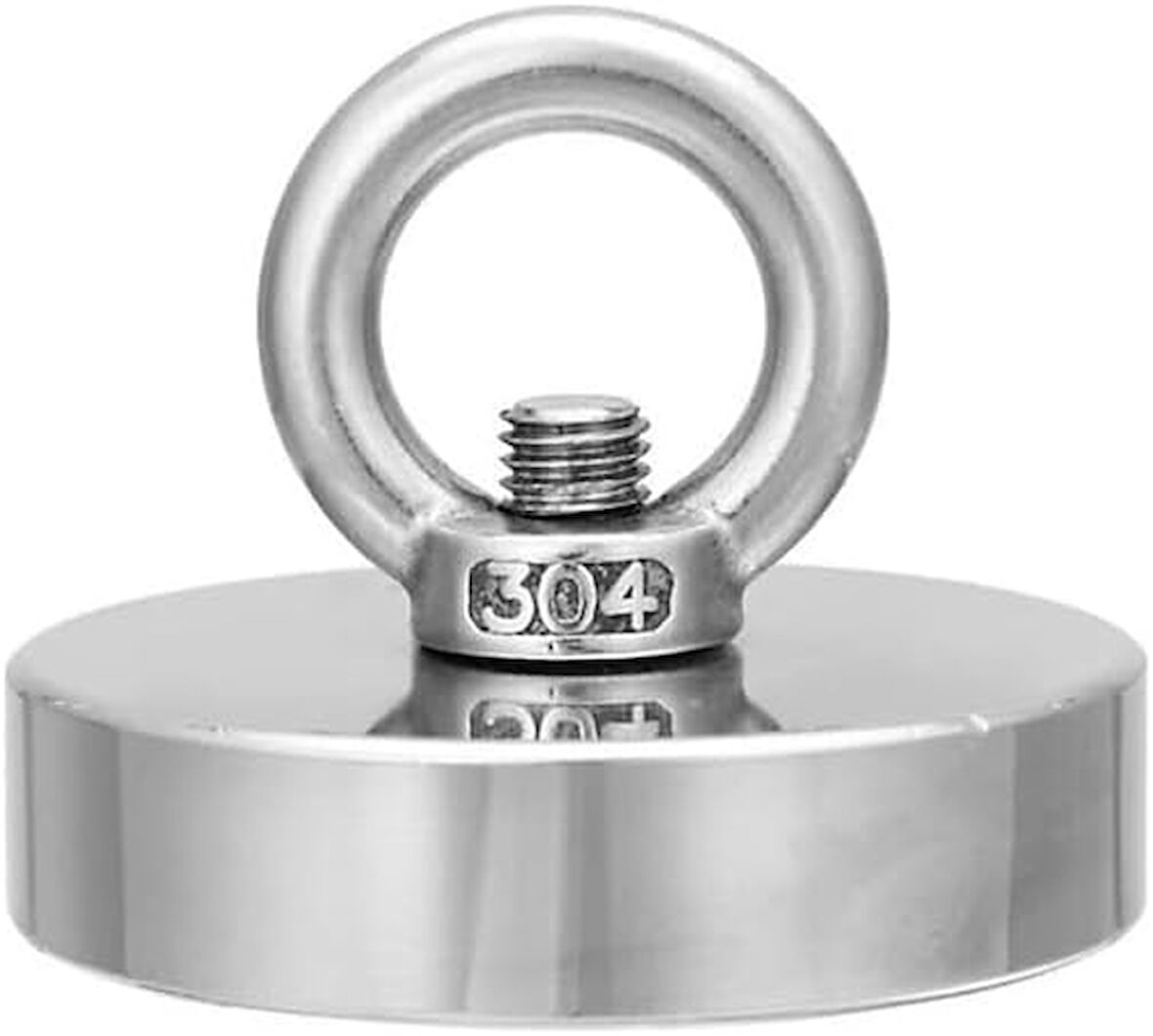 Güçlü Neodyum Pot Mıknatıs Fishing Magnet 60 mm Çap
