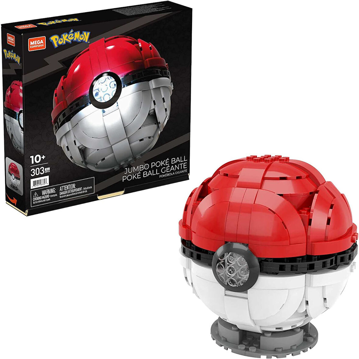 Bloks Işıklı Mega Pokemon Jumbo Poke Ball