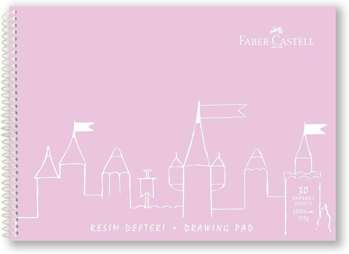 PP Kapak Resim Defteri 25x35cm 30YP, Asorti
