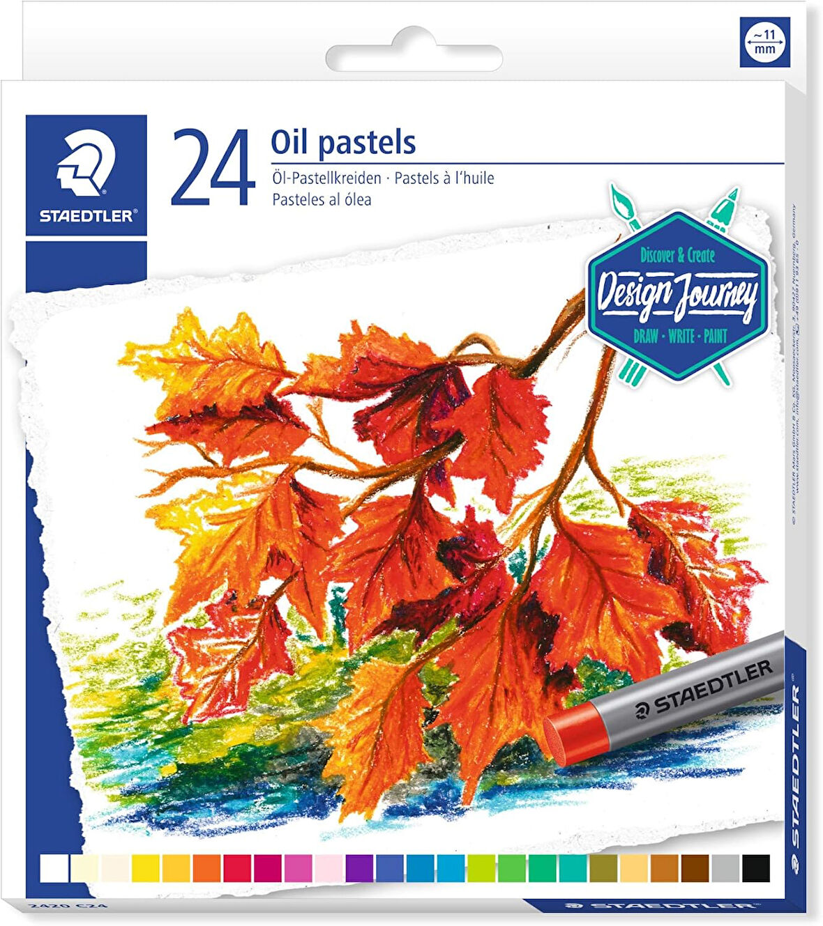 2420 C24 Karat Yağlı Pastel Boya 24'lü